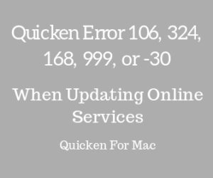 Quicken for mac download error 324 error